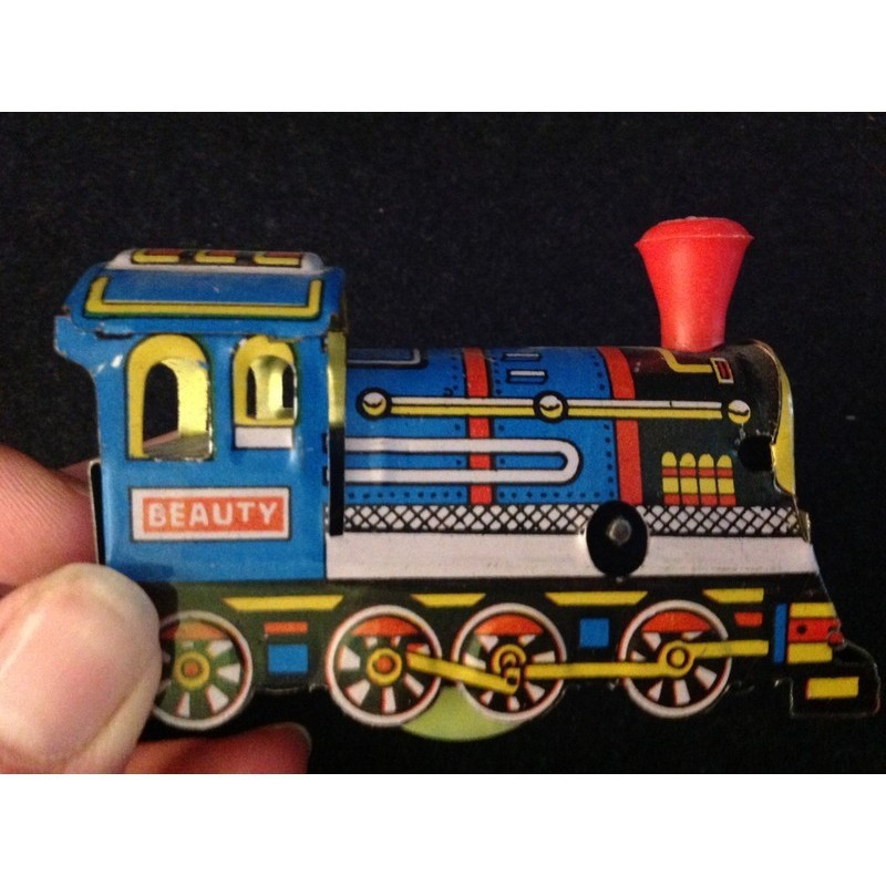 Locomotive mécanique - Jouet métal
