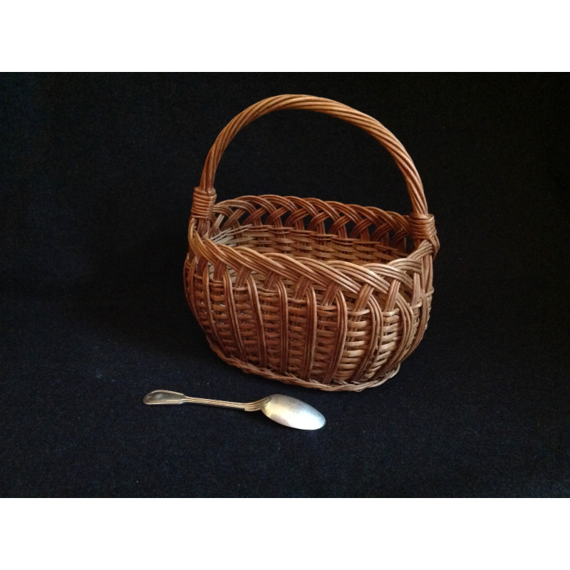 Panier miniature ancien en osier