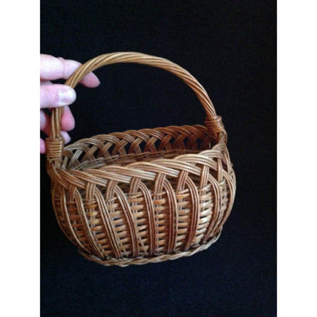 Panier miniature ancien en osier