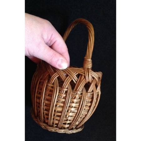 Panier miniature ancien en osier
