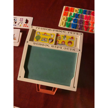 Pupitre éducatif nomade - Fisher Price  - 1978