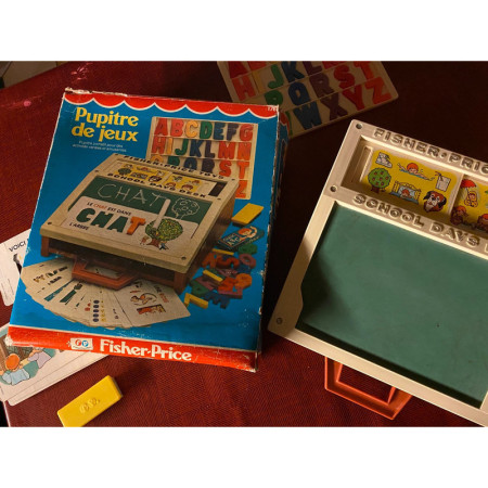 Pupitre éducatif nomade - Fisher Price  - 1978