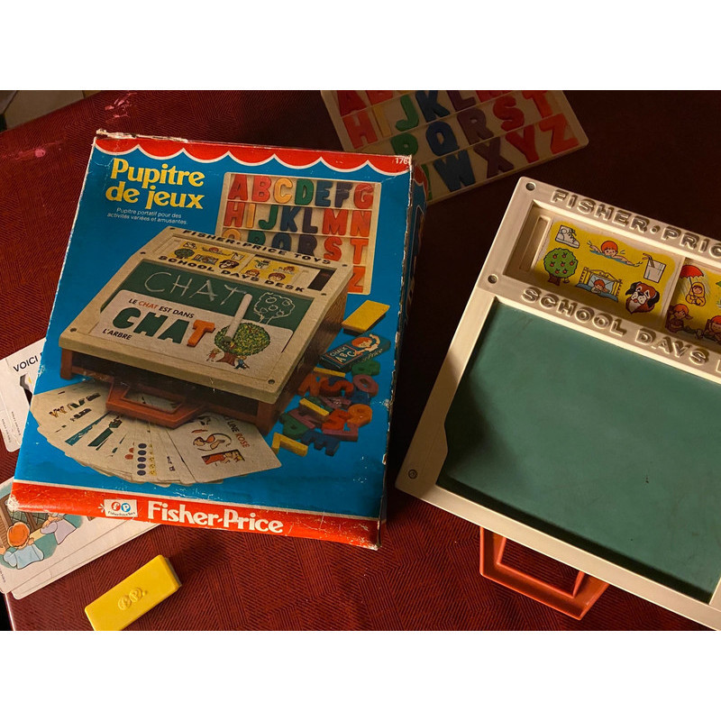 Pupitre éducatif nomade - Fisher Price  - 1978