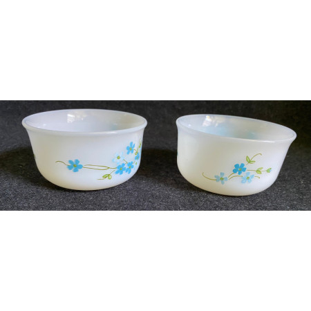 2 RAMEQUINS ARCOPAL "Myosotis"