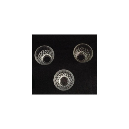 3 VERRES "DIAMANT" VERECO