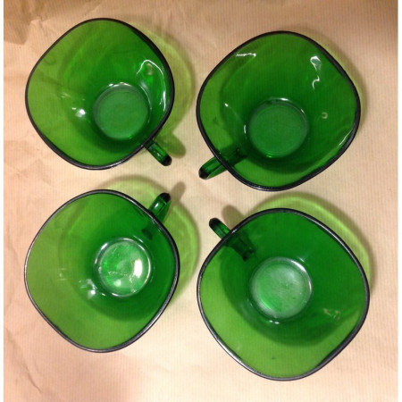 4 GRANDES TASSES VERTES - VERECO