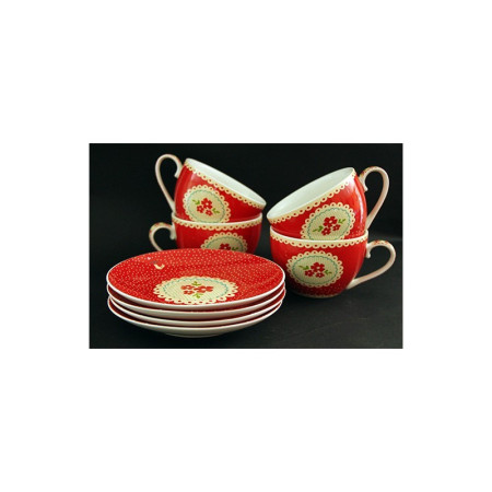 4 TASSES DOTCOMGIFTSHOP - NEUF